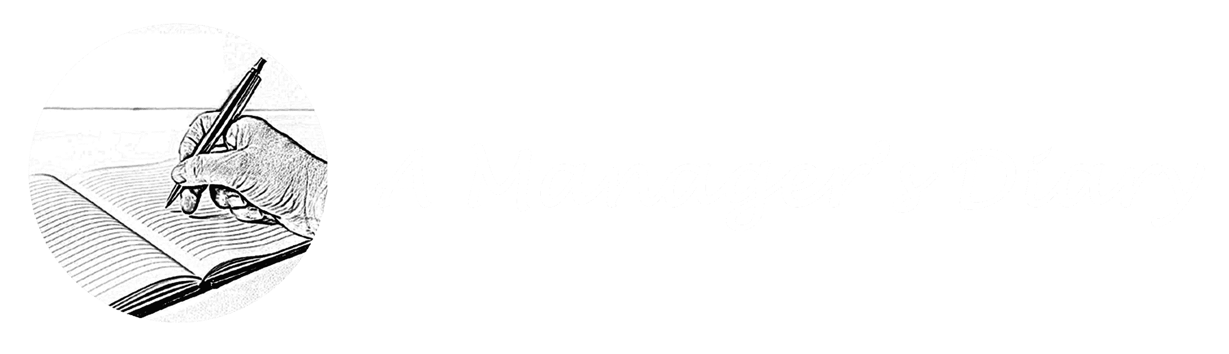 a manager's diary logo